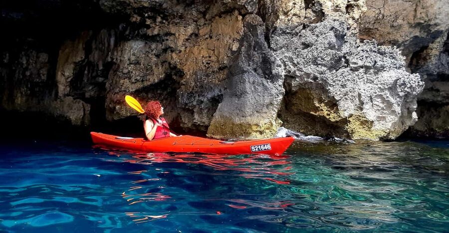Gozo: Comino and Blue Lagoon Guided Kayaking Adventure - Caves, arches, and coves along the Comino coast