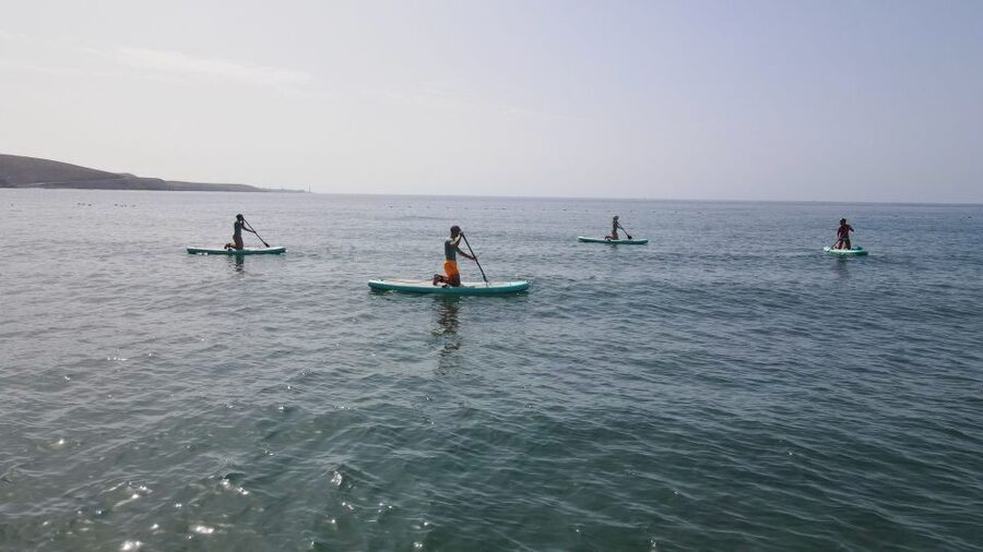 Gran Canaria : 2h Stand Up Paddle board lessons - Starting at Playa Las Marañuelas in Arguineguín
