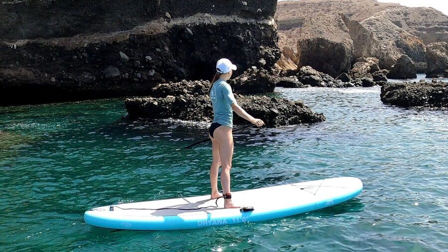 Gran Canaria : Stand Up Paddle (SUP) Tour - A swim break and a look below the surface