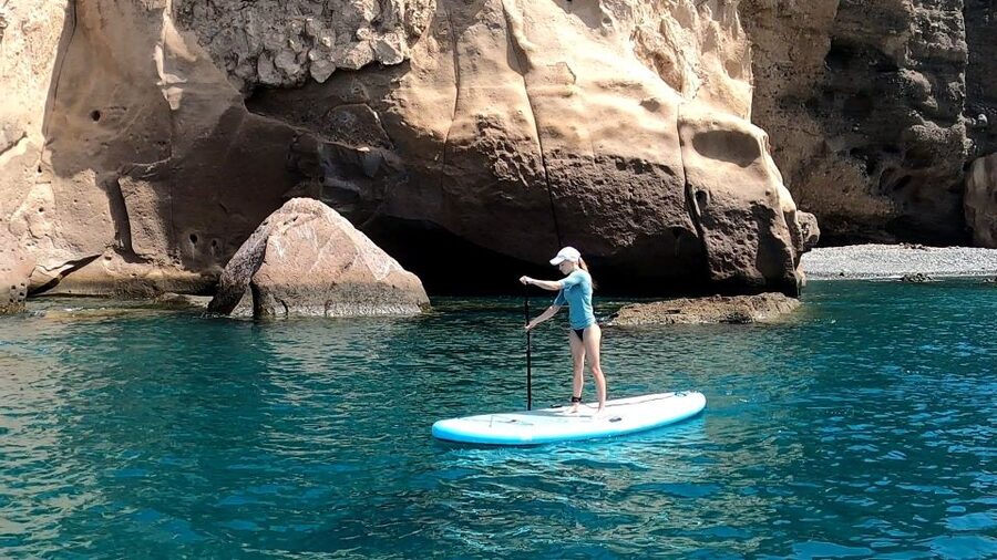 Gran Canaria : Stand Up Paddle (SUP) Tour - The first 15 minutes: briefing and warm-up