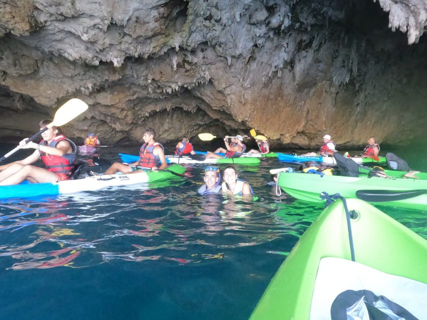 Granadella: Caló, Cova Llop Marí, and Ambolo Kayak Trip - The return paddle to Granadella