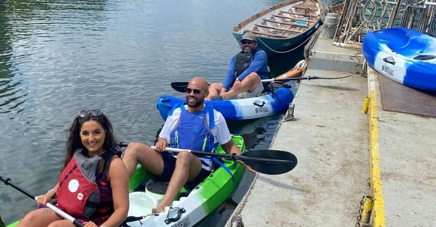 Group Kayak Experience on the beautiful Thames at Richmond - Sit-on-top kayaks and the beginner question