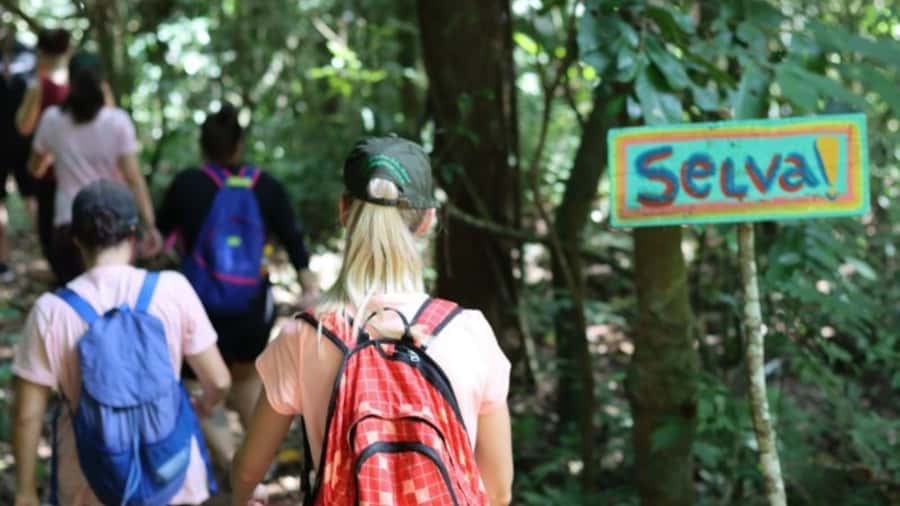 Guided Hike and Kayak or SUP River Tour w/ Transfer - A swim at the waterfall
