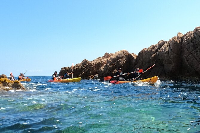 Guided Kayak & Snorkel tour to Costa Brava: Small Group and Lunch - Three hours around coves, caves, and clear water