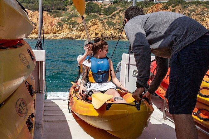 Guided Kayak Tour: Exploring Benagil Caves - From Albufeira Marina to the Benagil coast
