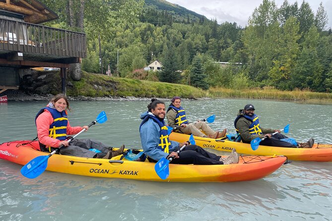 Guided Kayak Tour on Trail Lake - The Alaskan Railroad trestle moment