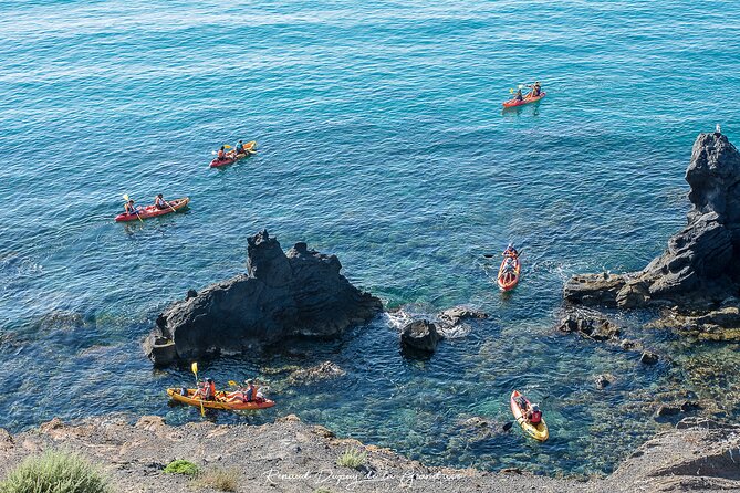 Guided sea kayak trip in Cap d’Agde - Grande Conque and the black sand shore