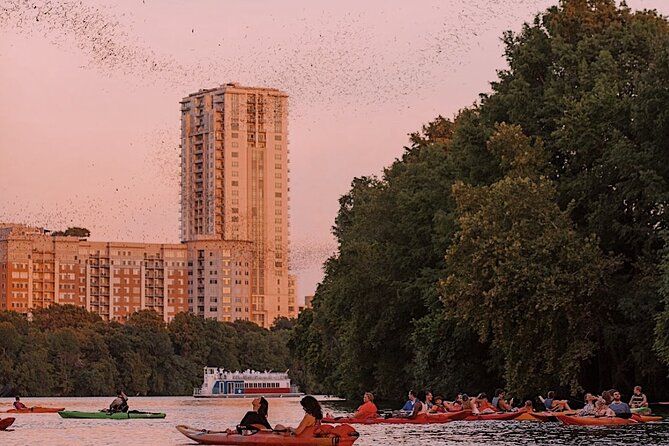 Guided Sunset Bat Kayak Tour in Austin - Paddling the Hike and Bike trail