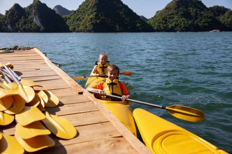 Ha Long & Lan Ha Bays: 2-Day Cruise with Meals & Kayaking - Day one begins with lunch among limestone islands