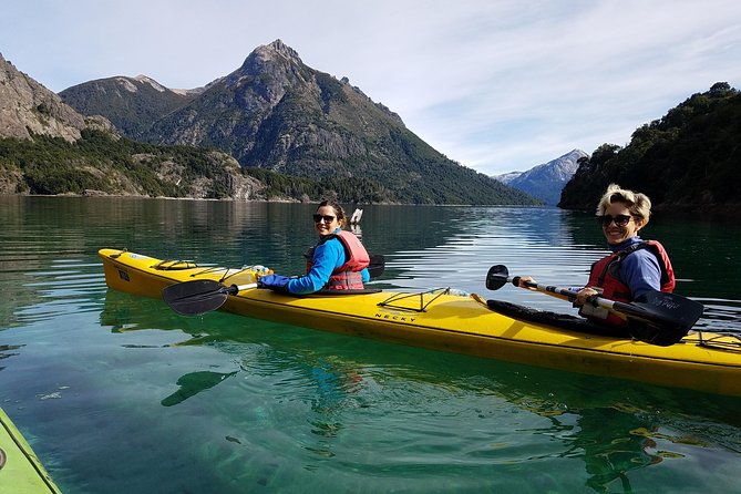 Half a day of kayaking on the Nahuel Huapi lake in private service - A kayak view of Patagonia’s mountains