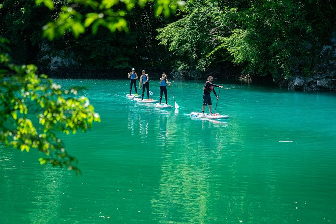 Half-Day Private SUP along Soca River - Paddling through the quiet gorges