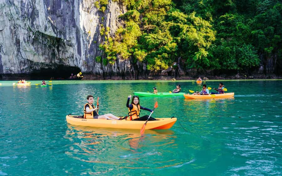 Halong Bay: Day Cruise with Caves, Kayaking & Sunset Party - Crowds, timing, and what to pack
