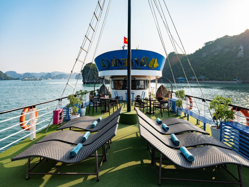 Halong Bay: Day Cruise with Caves, Kayaking & Sunset Party - Inside Sung Sot Cave, Halong Bay’s grandest stop