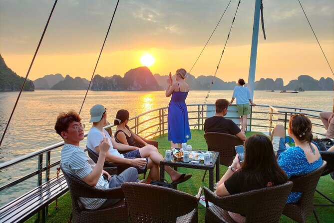 Halong Bay Day Tour: Visit Cave Island Kayaking Swimming Lunch - The Hanoi pickup and three-hour road trip