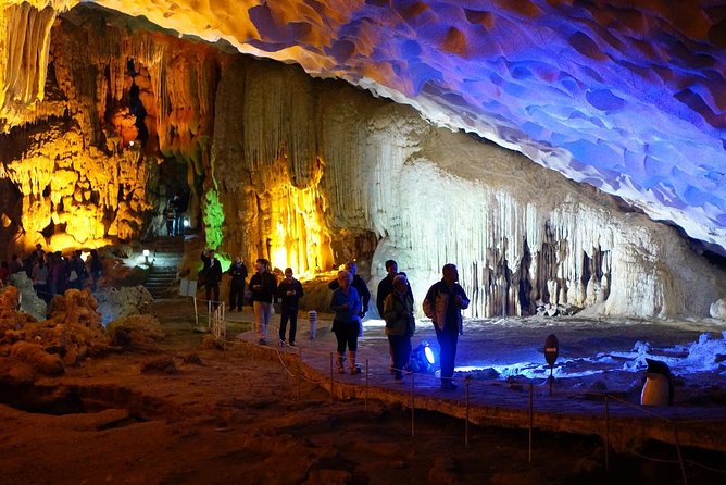 Halong Bay Day Tour: Visit Cave Island Kayaking Swimming Lunch - Hang Luon gives you the day’s most active choice