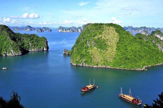 Halong Bay Full Day with Kayaking, Hiking viewpoint, Cave - Deluxe To Luxury - Sunset tea and the ride back