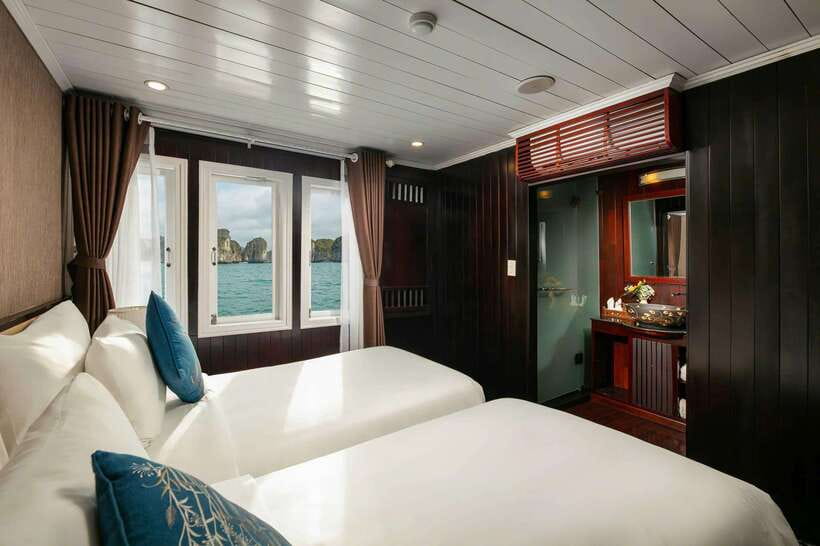 Hanoi: 2-Day Halong Bay Boutique Cruise with Kayaking - Your cabin: Comfortable basics, not polished luxury