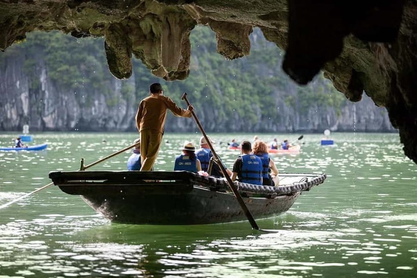 Hanoi: Ha Long Bay Day Cruise - Swimming, Meal, Kayaking - The sunset party on the return cruise