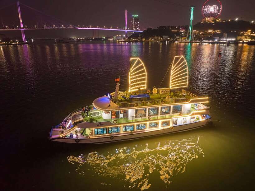 Hanoi: Halong Bay Cruise, Amazing Cave, Titov Island & Kayak - Boarding the cruise at Tuan Chau Port