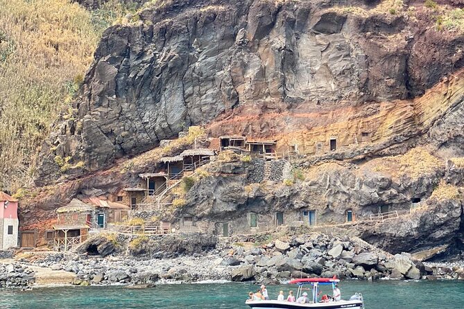 HD Private Boat Tour from Funchal – Swim, Paddle, Snorkel&Relax - Cabo Girão from below the famous cliff