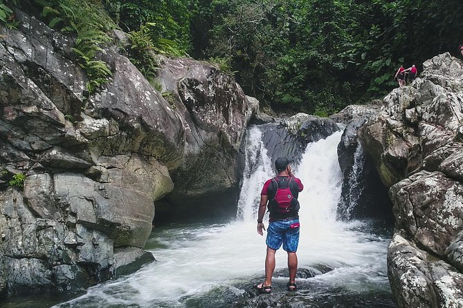 Hike El Yunque Rainforest and Kayak Bio Bay Combo Tour - El Yunque starts with mud, rocks, and river crossings