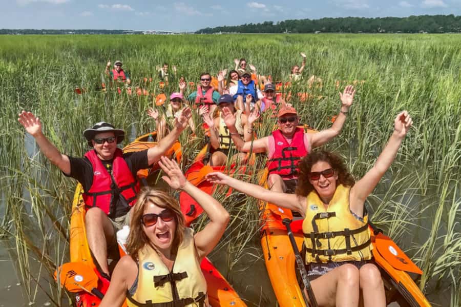 Hilton Head: Guided Kayak Nature Tour with Wildlife Spotting - Paddling onto Broad Creek