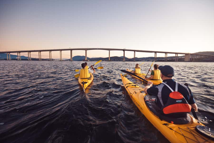 Hobart City 2.5-Hour Kayak Tour - Under the fishing wharves and into the docks