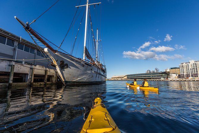 Hobart Kayak Tour - Fish and chips served to your kayak