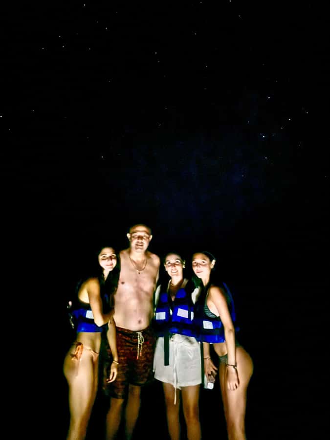 Holbox: Bioluminescence by Kayak and Stargazing. - Stargazing when the sky cooperates