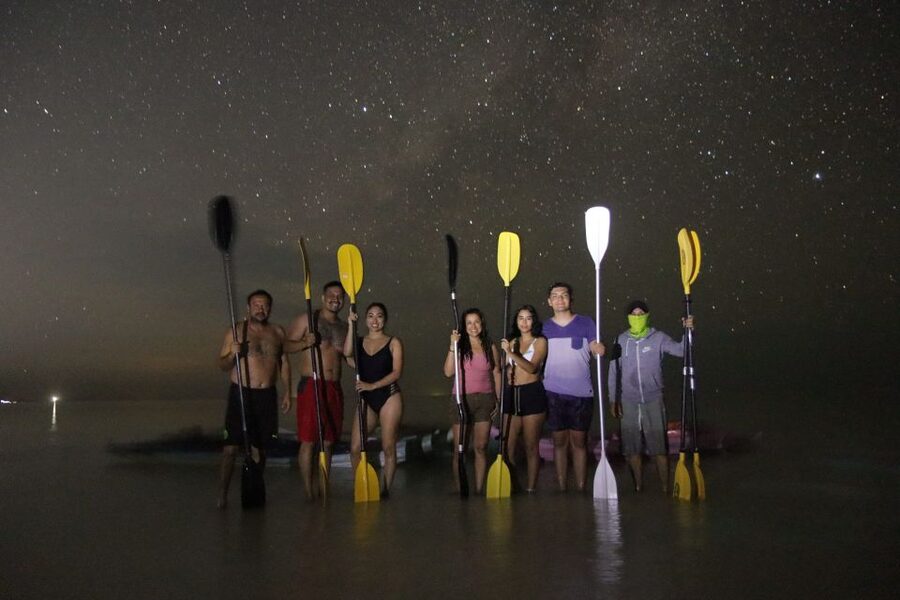 Holbox: Stars and Bioluminescent Marine Life Kayaking Tour - A nighttime Holbox outing with two kinds of light