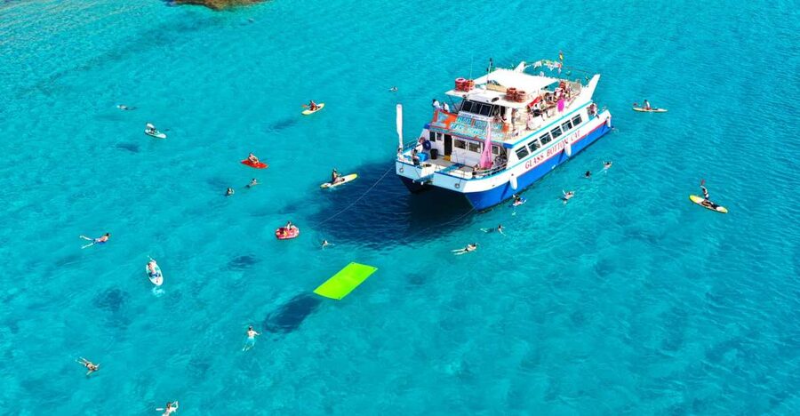 Ibiza: Beach Hopping Cruise w/ Paddleboard, Food, & Drinks - The Secluded Bay Water Session