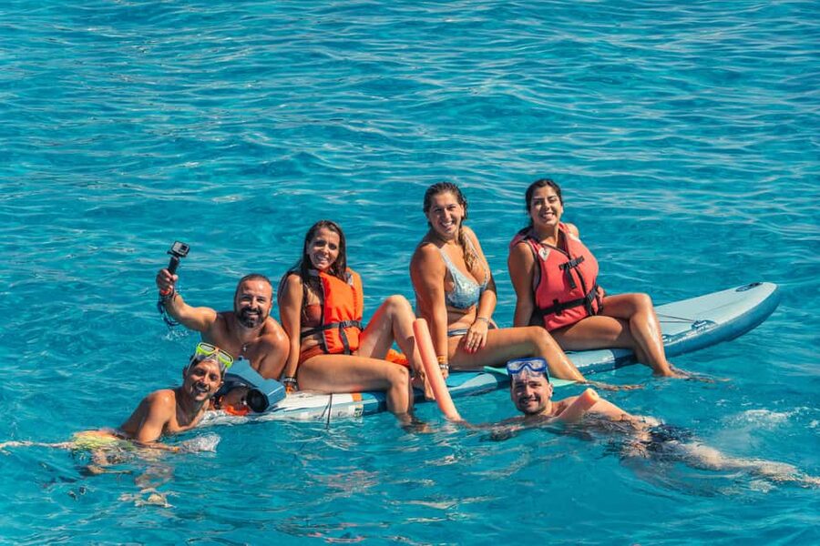 Ibiza: Formentera Trip with Paddle, Snorkel and Lunch - Paella lunch on the catamaran