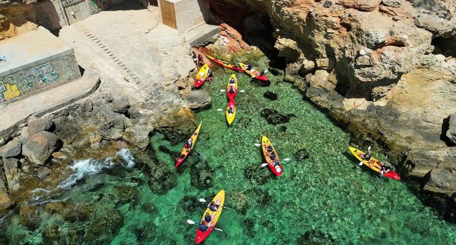 Ibiza: Kayak & Snorkel in Sea Caves and Crystal Waters - A second cove, more water time, and optional cliff jumping