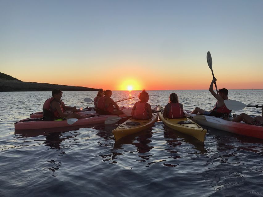 Ibiza: Sea Kayaking at Sunset and Sea Caves Tour - Xuclar Cove: snorkeling and a second look at the coast