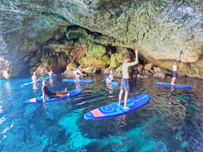 Ibiza: Stand-Up Paddle Boarding Trip to Secret Caves - Two hours among caves, coves, and small beaches