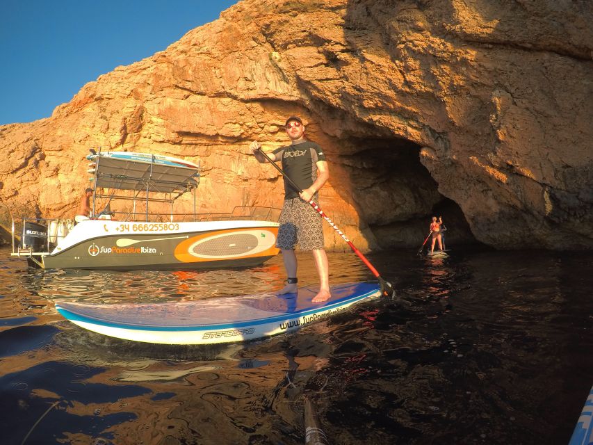 Ibiza: SUP & Snorkel Boat Tour with Caves, Drinks & Photos - Key details to know before booking