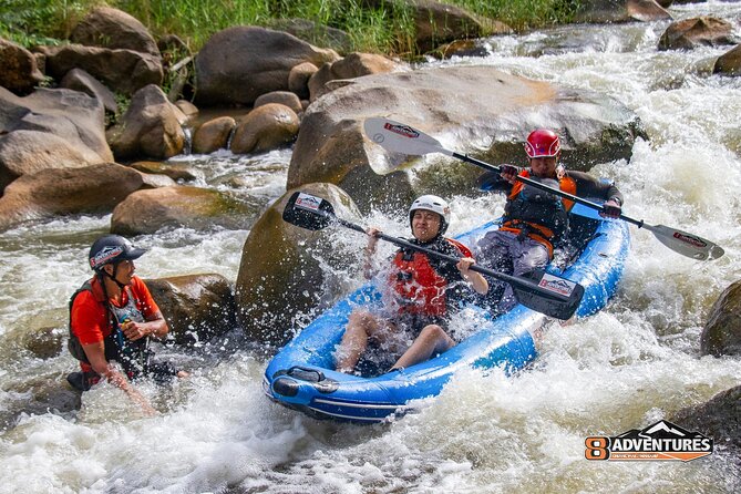 Inflatable Kayaking and ATV Adventure - Mountain views, village roads, and useful rest stops