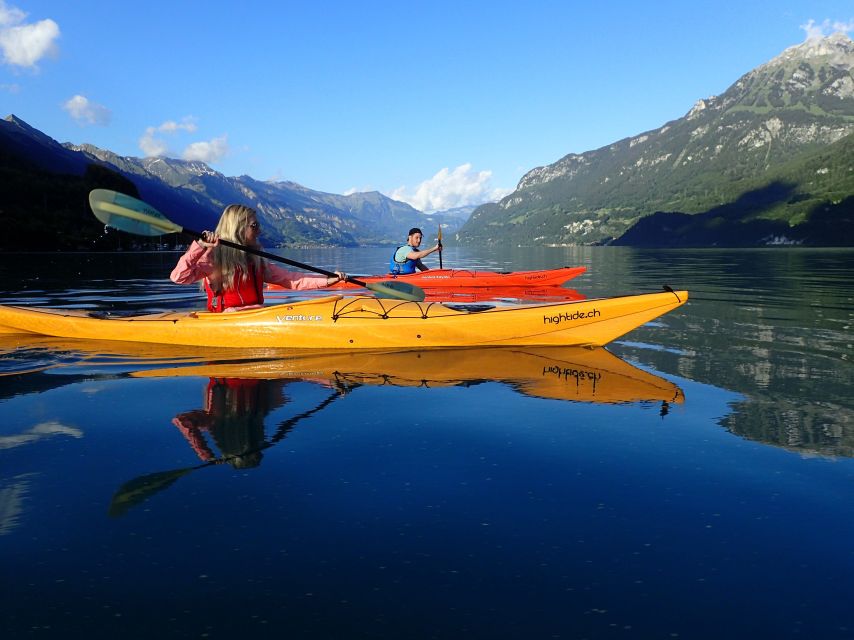 Interlaken: Kayak Tour of the Turquoise Lake Brienz - Starting in Bönigen beside the Lütschine River