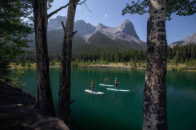 Intro to Stand Up Paddleboarding, Banff National Park - Johnson Lake makes a smart first paddle