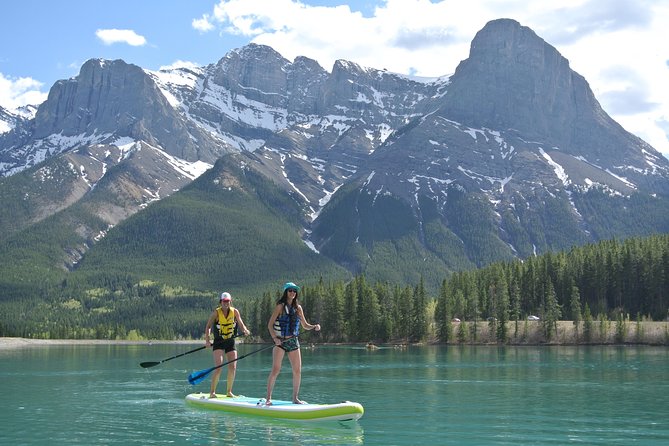 Intro to Stand Up Paddleboarding, Banff National Park - The equipment package keeps the morning simple