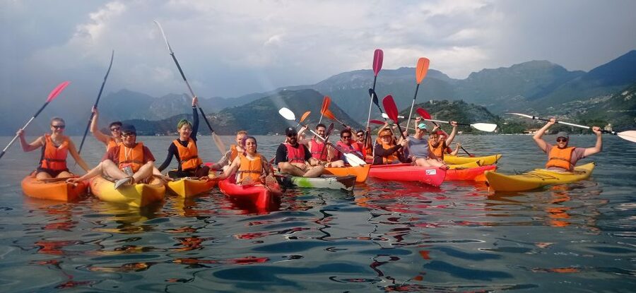 Iseo Lake: rental of kayaks in Pilzone di Iseo - Setting out from Pilzone di Iseo