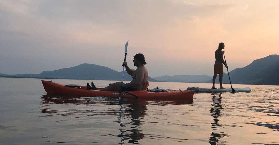 Iseo Lake: rental of kayaks in Pilzone di Iseo - Making the two-hour rental work