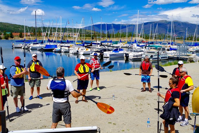 Island Kayak Tour Experience in Frisco - Dillon Reservoir from the seat of a kayak