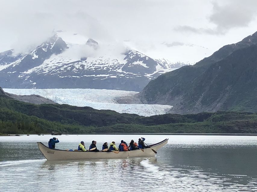 Juneau: Mendenhall Lake Canoe Tour - Coffee, tea, and a warm pause