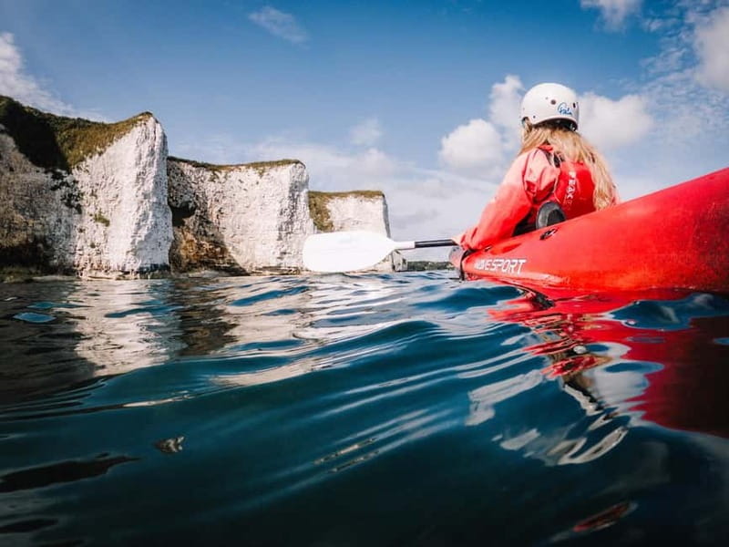 Jurassic Coast Kayaking Tour to Old Harry Rocks - Approaching Old Harry Rocks from the sea