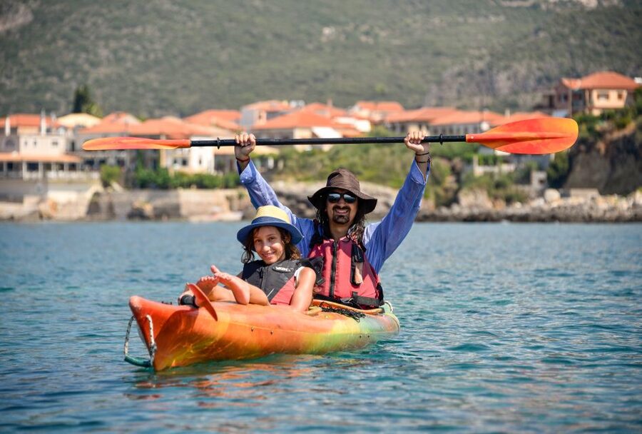 Kardamyli: Sea Kayaking With Lunch - The Blue Cave and its unusual light