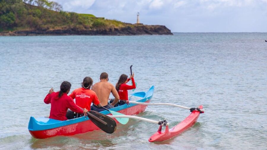 Kauai: Outrigger Canoe Surfing - What the views add to the ride