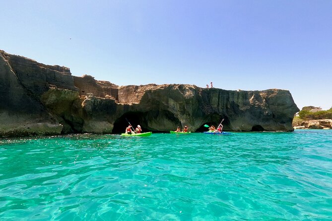 Kayak and canoe tour to Roca Vecchia and La Grotta della Poesia - Seeing the Cave of Poetry from the water