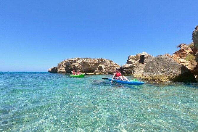 Kayak and canoe tour to Roca Vecchia and La Grotta della Poesia - The value of $66.26 for three hours
