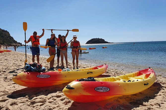 Kayak and Snorkeling Adventure in Lisbon - Snorkeling around the rocky shore